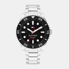 TOMMY HILFIGER - Reloj Hombre 1792203 . Reloj Acero inoxidable Negro