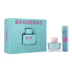 BANDERAS - Set de perfume Mujer Incluye Blue Seduction for Women EDT 80ml+ Desodorante 150ml