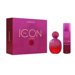 BANDERAS - Set de perfume Mujer Incluye The Icon Women Supreme EDP 100ml + Desodorante 150ml