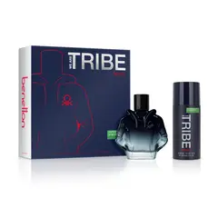 BENETTON - Set de perfume Hombre Incluye We Are Tribe Intense EDP 90ml + Desodorante 150ml