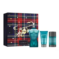 JEAN PAUL GAULTIER - Set de perfume Hombre Incluye Le Male EDT 125ml + Aftershave 50ml + Desodorante 75g
