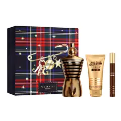 JEAN PAUL GAULTIER - Set de perfume Hombre Incluye Le Male Elixir Parfum 125ml + Shower Gel 75ml + Travel Size