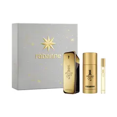 RABANNE - Set de perfume Hombre Incluye 1 Million EDT 100ml + Desodorante 150ml + EDT 10ml