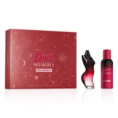 SHAKIRA - Set de perfume Mujer Incluye Dance Red Midnight EDT 80ml + Desodorante