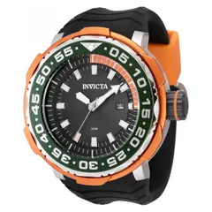 INVICTA - Reloj Hombre Pro Diver . Reloj Silicona Naranja