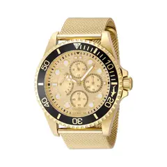 INVICTA - Reloj Hombre Pro Diver . Reloj Acero inoxidable Dorado
