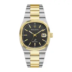 BULOVA - Reloj Hombre Super Seville. Reloj Acero Inoxidable Plateado 98B458