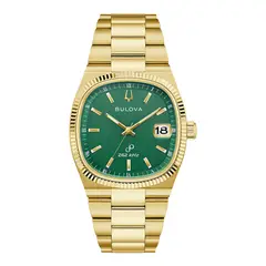 BULOVA - Reloj Hombre Super Seville. Reloj Acero Inoxidable Dorado 97B237