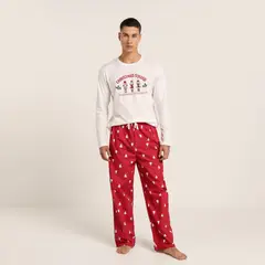 BEARCLIFF - Pijama Hombre Larga Estampado