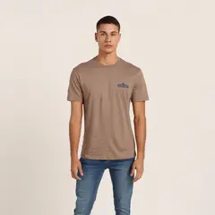 BEARCLIFF - Camiseta Hombre con Estampado de Algodón