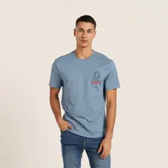 BEARCLIFF - Camiseta Hombre con Estampado de Algodón
