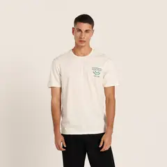 BEARCLIFF - Camiseta Hombre con Estampado de Algodón