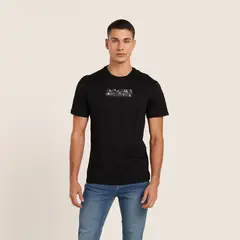 BEARCLIFF - Camiseta Hombre con Estampado de Algodón