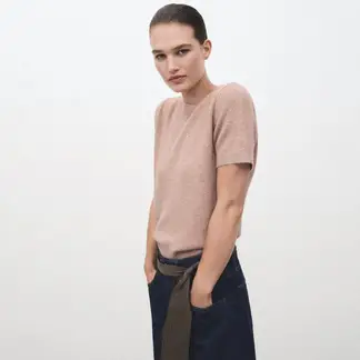 MANGO - Saco Mujer Brillante