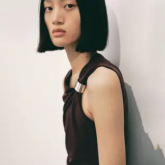 MANGO - Vestido Mujer Corto Casual Con aplique