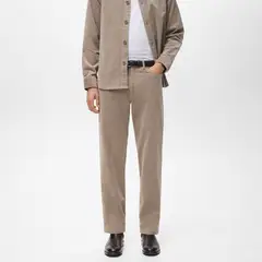 MANGO - Pantalón Chino Hombre Recto