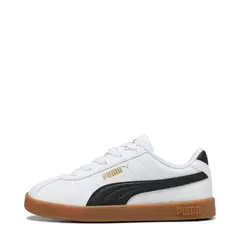PUMA - Tenis moda Club II SL Ps Niño Blancos