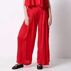 BASEMENT - Pantalón Recto Mujer Tiro alto