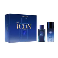 BANDERAS - Set de perfume Hombre Incluye The Icon Supreme for Men 100ml + Desodorante