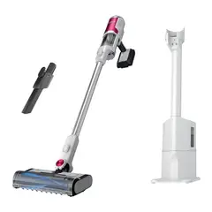 SHARK - Aspiradora barredora inalámbrica con sistema de vaciado automático Clean & Empty BU3120