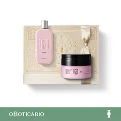 EGEO - Set de perfume Mujer incluye Choc Eau de Toilette 90ml , Crema hidratante corporal Sufflé 250g