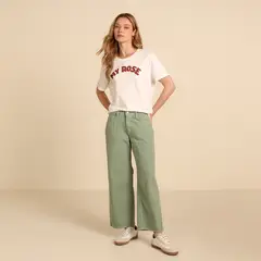 UNIVERSITY CLUB - Jean Recto Mujer De Algodón