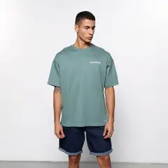 DENIMLAB - Camiseta Hombre con Estampado Oversize fit de Algodón