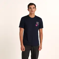 BEARCLIFF - Camiseta Hombre con Estampado de Algodón