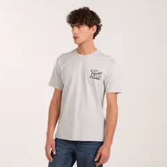 BEARCLIFF - Camiseta Hombre con Estampado de Algodón