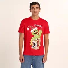 BEARCLIFF - Camiseta Hombre con Estampado de Algodón