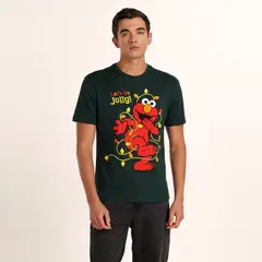 BEARCLIFF - Camiseta Hombre con Estampado de Algodón