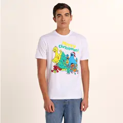 BEARCLIFF - Camiseta Hombre con Estampado de Algodón
