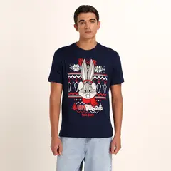 BEARCLIFF - Camiseta Hombre con Estampado de Algodón