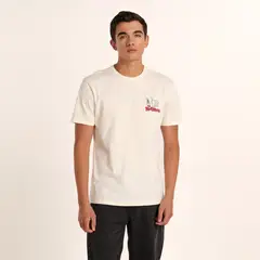 BEARCLIFF - Camiseta Hombre con Estampado de Algodón