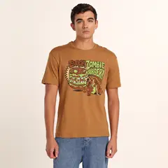 BEARCLIFF - Camiseta Hombre con Estampado de Algodón