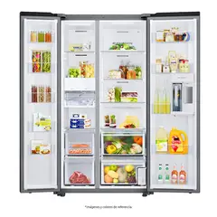 SAMSUNG - Nevecón Side by Side 640 Lts Bespoke RS23CB760A12CO con Inteligencia Artificial