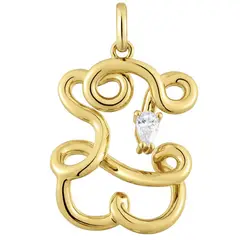TOUS - Dije oso con baño de oro 18 kt sobre plata y diamantes creados en laboratorio 22 mm Lio LGD