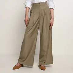 BASEMENT - Pantalón Recto Mujer