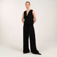 BASEMENT - Pantalón Recto Mujer Tiro alto