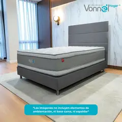 COLCHONES VONNEL - Colchón Queen Resortes Pocket Premium 160 cm X 190 cm