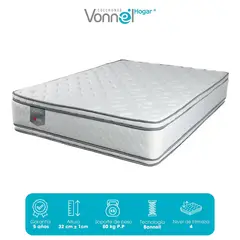 COLCHONES VONNEL - Colchón Doble Vonnel Ortopedico Resortado 140 x 190 cm Special Pillow