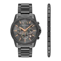 ARMANI EXCHANGE - Reloj Set. Reloj Acero inoxidable Negro AX7170SET