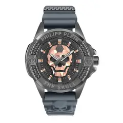 PHILIPP PLEIN - Reloj Hombre The Kull. Reloj Silicona Gris PWAAA2324