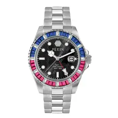 PHILIPP PLEIN - Reloj Hombre Gmt-i Challenger Baguettes. Reloj Acero Inoxidable Plateado PWPZA0124
