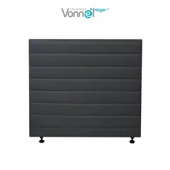 COLCHONES VONNEL - Espaldar Frontera Vonnel Queen 160 x 130 cm grafito