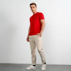 LACOSTE - Camiseta Hombre Manga Corta de Algodón La Coste