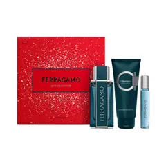 FERRAGAMO - Set de Perfume Hombre Incluye Intense Leather