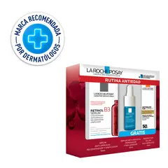LA ROCHE POSAY - Set Tratamiento antiedad Kit de regalo de Navidad Ameixa incluye 3 Productos