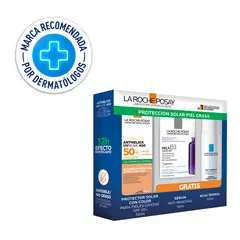 LA ROCHE POSAY - Set Pack Anthelios Oil Control Gel Con Color+ Mela B3 Sérum + Agua Termal Incluye 3 Productos