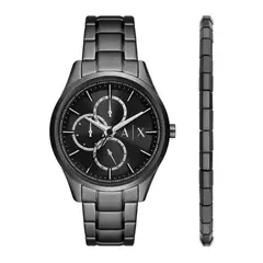 ARMANI EXCHANGE - Reloj Hombre Set. Reloj Acero Inoxidable Negro AX7154SET